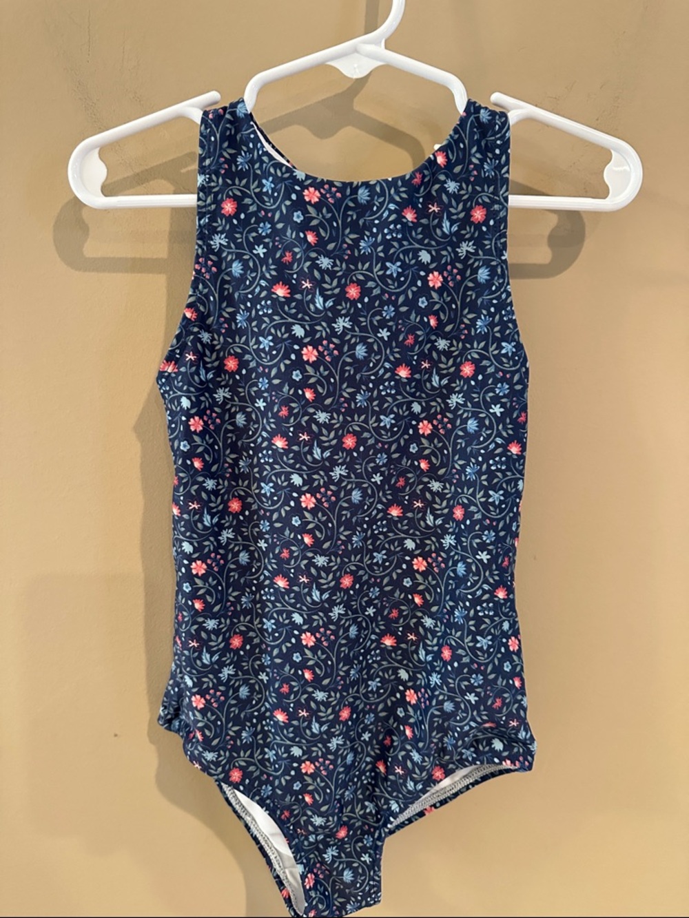 Minnow floral one piece swimsuit  3/4T